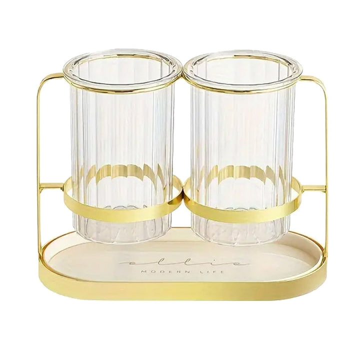 Wall Mounted Chopstick Holder Cylindrical PET Iron Drain Rack