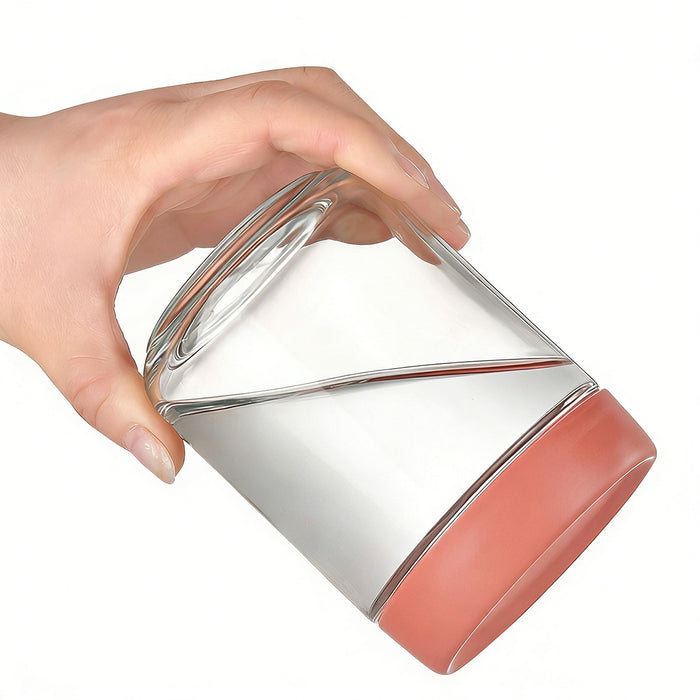6 Pcs 16oz Glass Storage Jars Clear with Silicone Seal Lids
