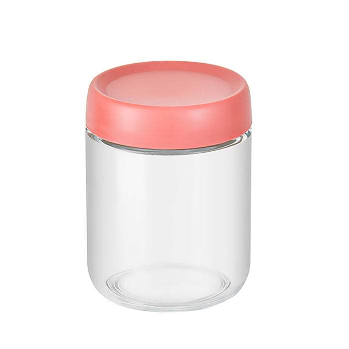 6 Pcs 16oz Glass Storage Jars Clear with Silicone Seal Lids