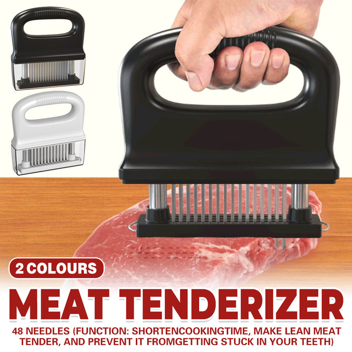 Stainless Steel Meat Tenderizer Needle Tool With Safety Cover