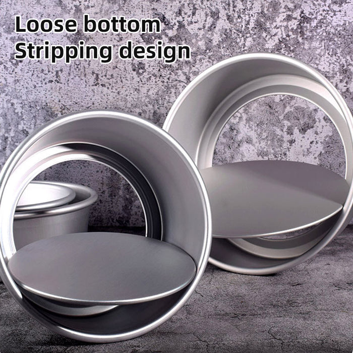 3 Pcs Round Cake Mould Set Anodised Aluminium Nonstick