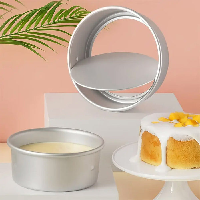3 Pcs Round Cake Mould Set Anodised Aluminium Nonstick