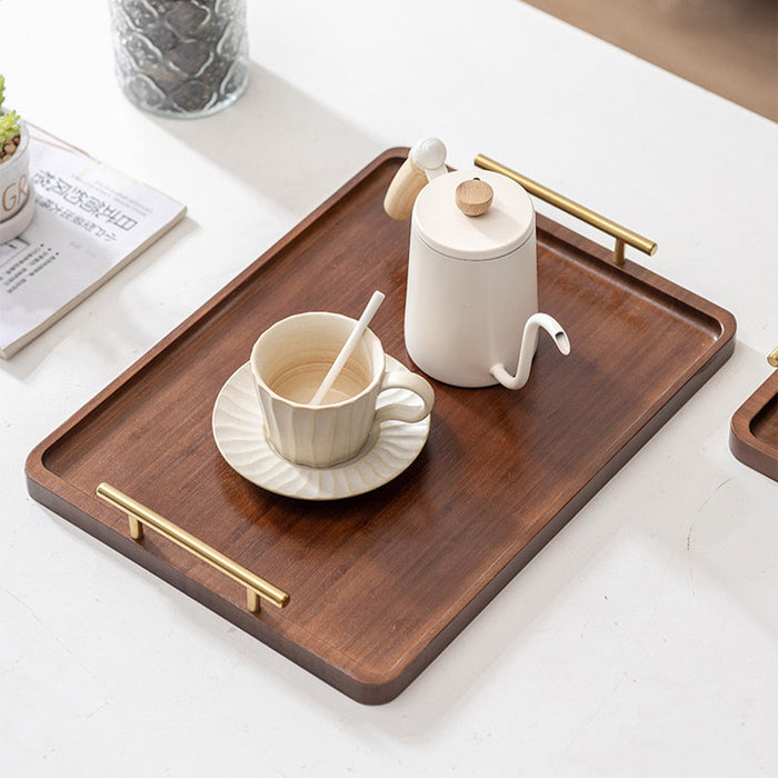 Rectangular Wooden Tea Tray, 20x30x2cm
