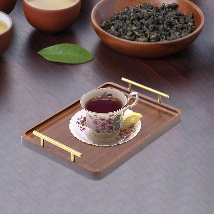 Rectangular Wooden Tea Tray, 20x30x2cm