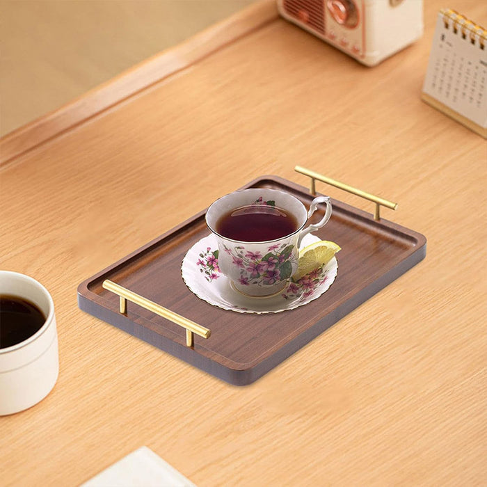 Rectangular Wooden Tea Tray, 20x30x2cm