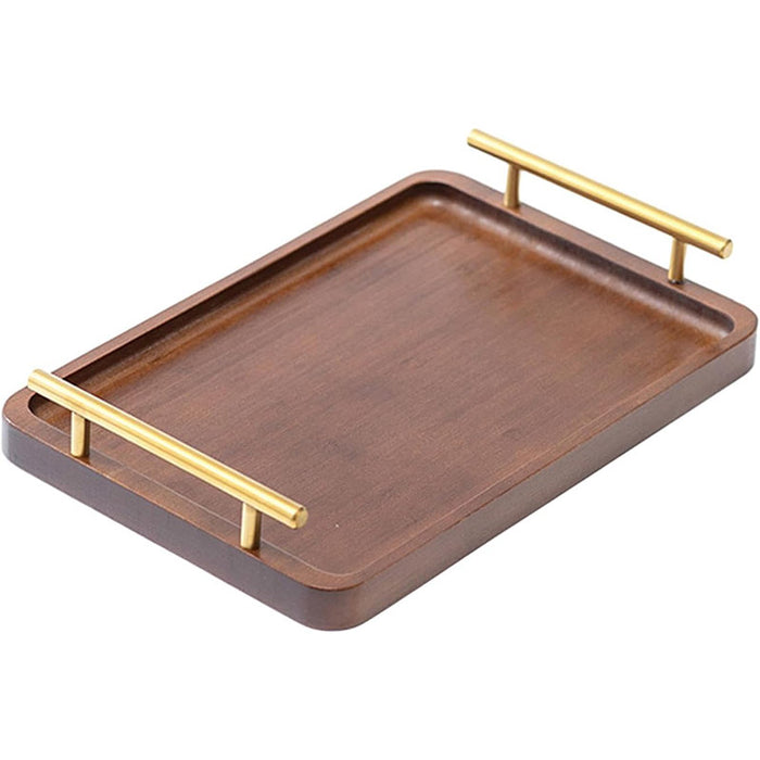 Rectangular Wooden Tea Tray, 20x30x2cm