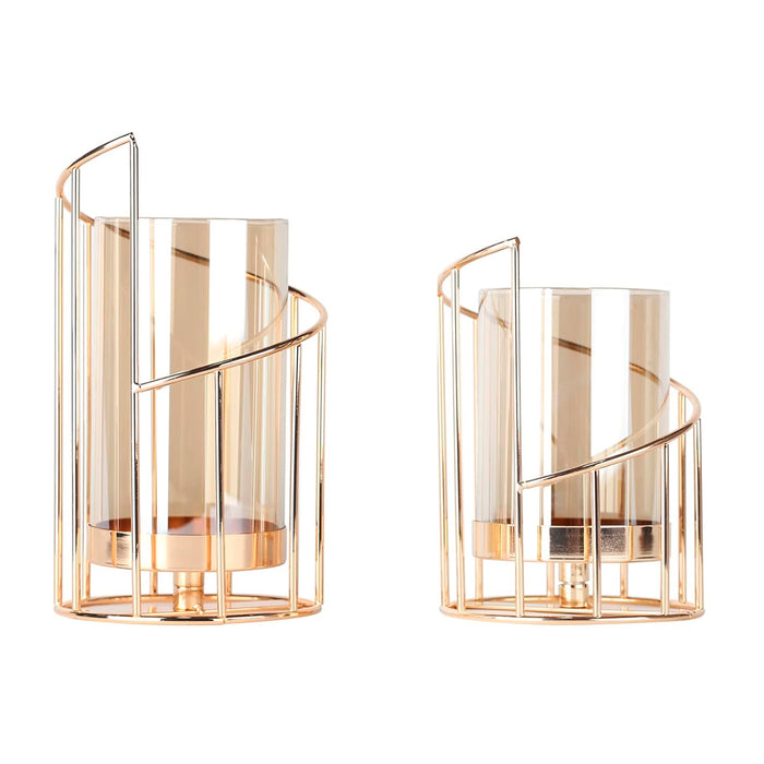 Wrought Iron Candle Holder, Wedding Candlestick Ornament Dinner Table Decor