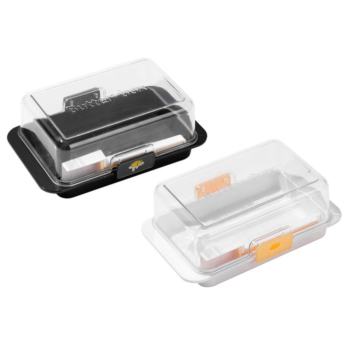 Butter Storage Box with Spoon Airtight Grid PP 280g