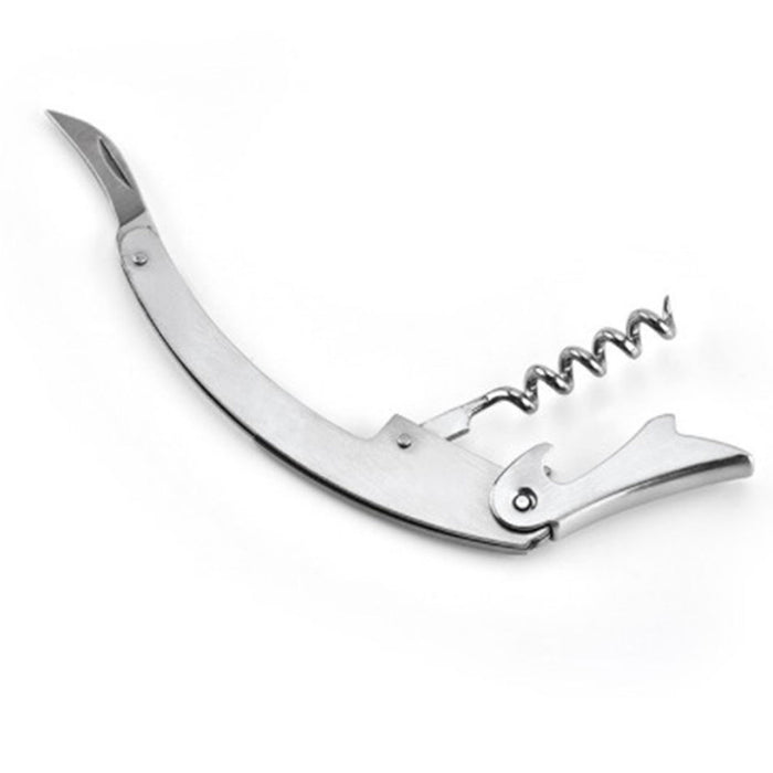 3 Pcs Seahorse Bottle Opener Stainless Steel Foldable Corkscrew