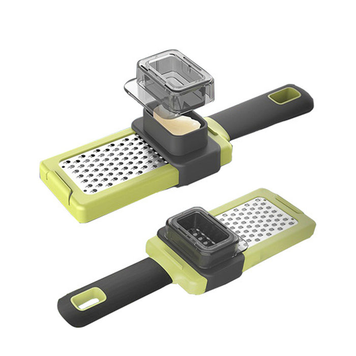 2 Pcs Manual Garlic Grinders 430 Stainless Steel Ergonomic