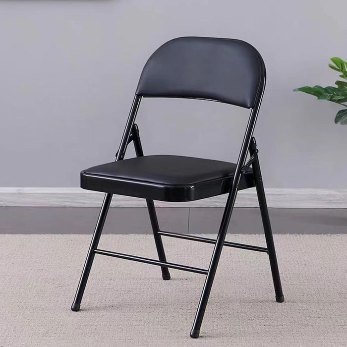 Black Folding Dining Chair, 2pcs