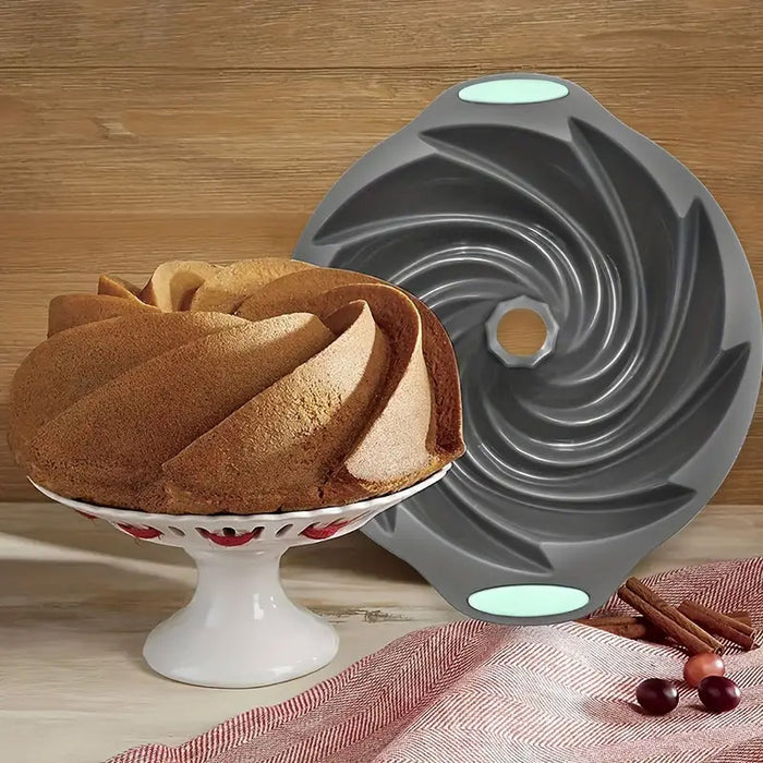Silicone Cake Mould Non Stick One Piece Oven Safe