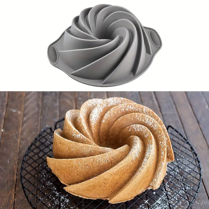 Silicone Cake Mould Non Stick One Piece Oven Safe