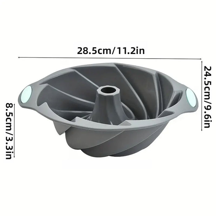 Silicone Cake Mould Non Stick One Piece Oven Safe