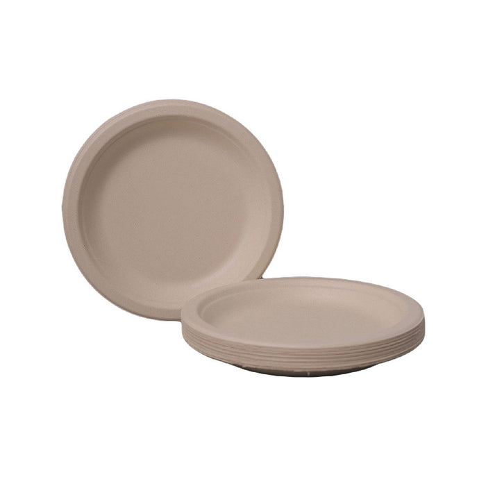 100Pcs Sugarcane Paper Trays, 7-10inch