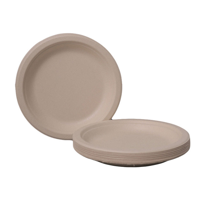 100Pcs Sugarcane Paper Trays, 7-10inch