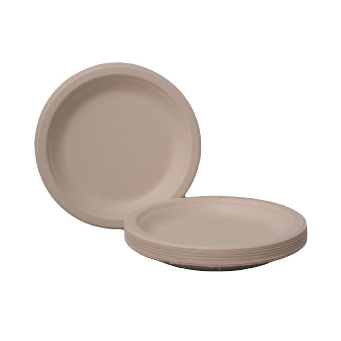 100Pcs Sugarcane Paper Trays, 7-10inch