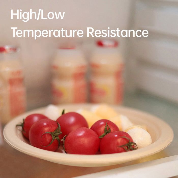 100Pcs Sugarcane Paper Trays, 7-10inch