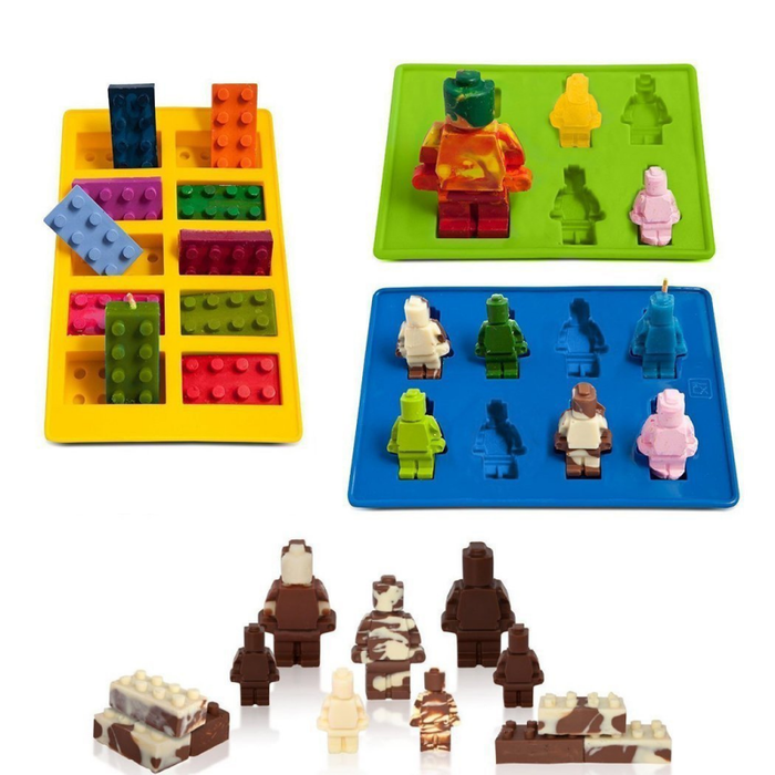 Lego-Inspired Silicone Baking Ice Tray Mould