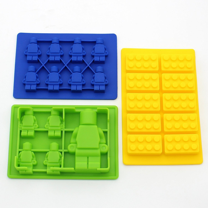Lego-Inspired Silicone Baking Ice Tray Mould