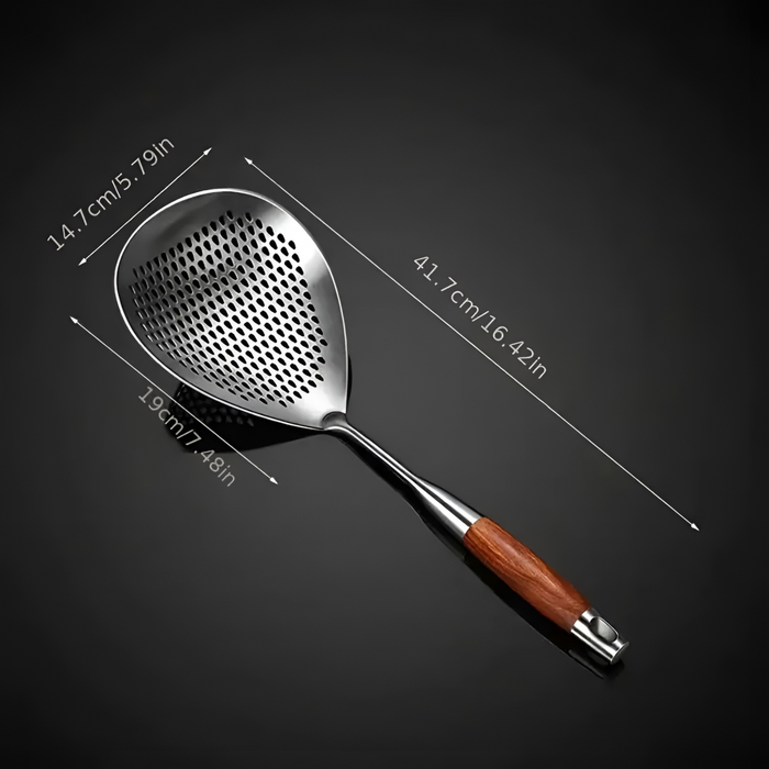 Stainless Steel Colander Skimmer Spoon Long Handle