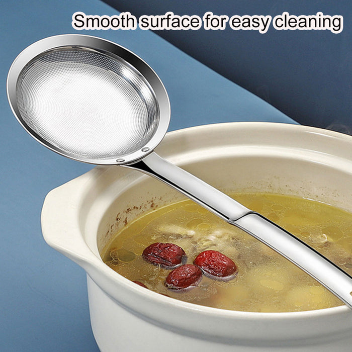 Oil Separator Spoon Stainless Steel Fine Mesh Skimmer