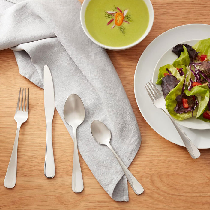 20 Or 40 Pcs Stainless Steel Cutlery Set Polished Finish