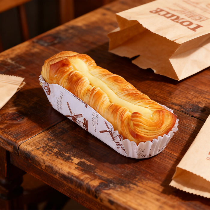 300PCS Bread Paper Cups Food Grade Oil-Proof and High Temperature Resistance