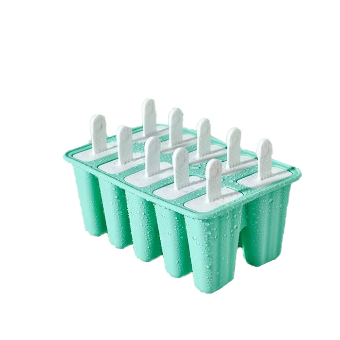 Premium Silicone Popsicle Mold, Reusable Ice Cream Maker