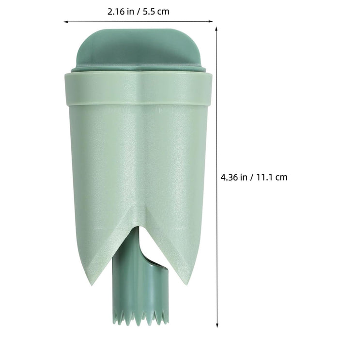 ABS Pepper Seed Remover with 2 in 1 Corer Tool Light Green