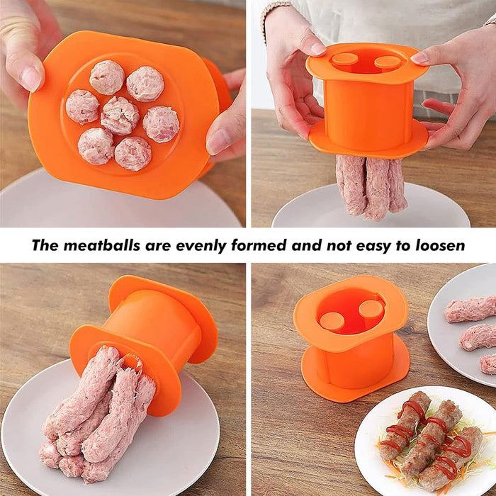 Hot Dog Maker Meat Strip Squeezer Pasta Balls Kitchen Tool