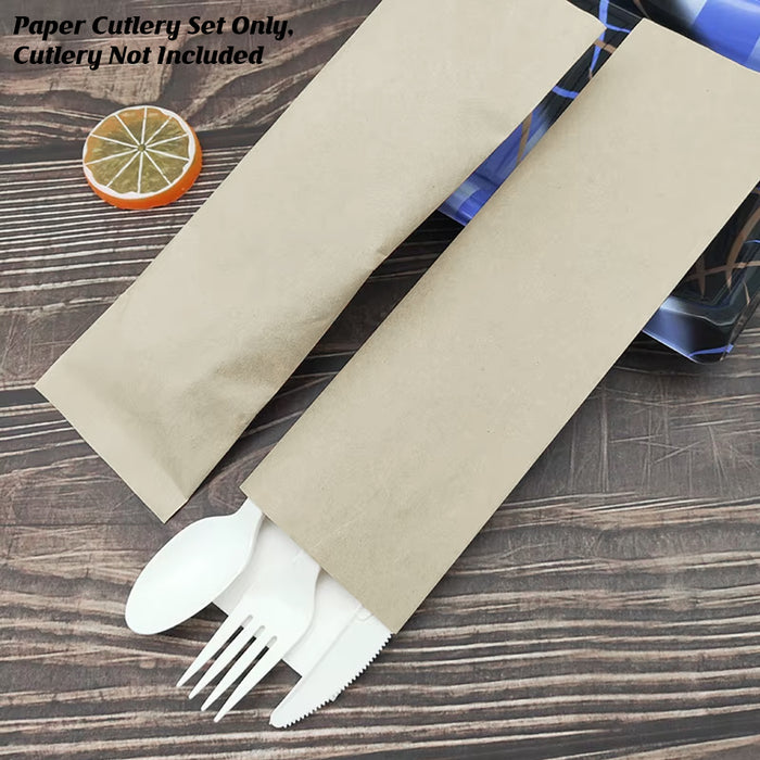 Paper Cutlery Pouch, 100pack