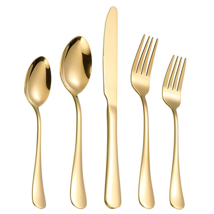 20 Or 40 Pcs Stainless Steel Cutlery Set Polished Finish