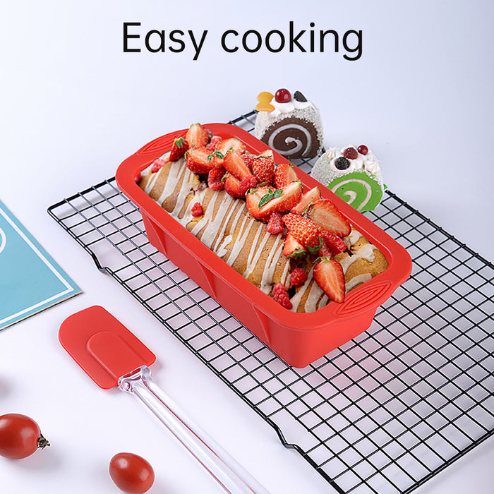 Rectangular Silicone Cake Mould High Temperature Resistant