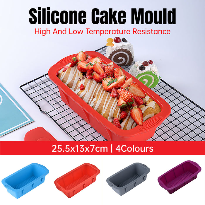 Rectangular Silicone Cake Mould High Temperature Resistant