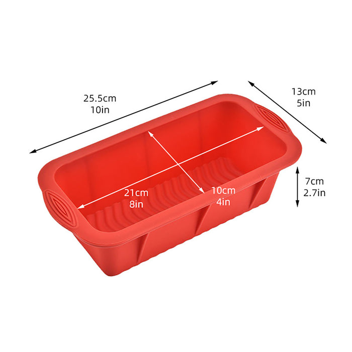 Rectangular Silicone Cake Mould High Temperature Resistant