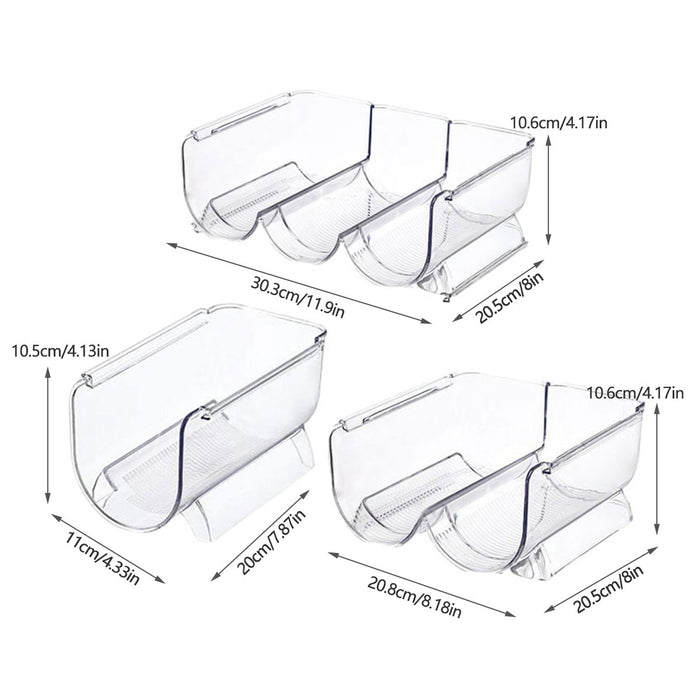 Stackable PET Bottle Storage Rack Single,Double,Triple
