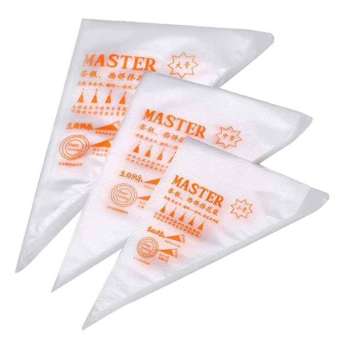 100/200PCS Disposable Pastry Bags for Cake Decorating