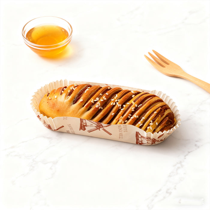 300PCS Bread Paper Cups Food Grade Oil-Proof and High Temperature Resistance