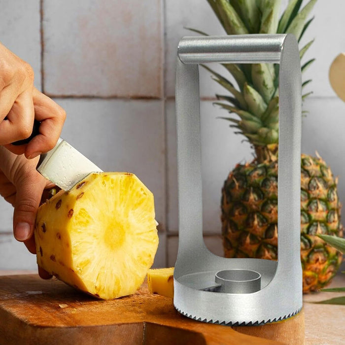 Stainless Steel Pineapple Peeler and Corer with Ergonomic Grip