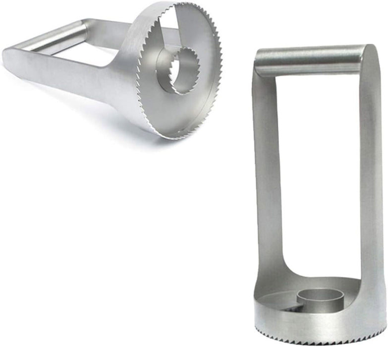 Stainless Steel Pineapple Peeler and Corer with Ergonomic Grip