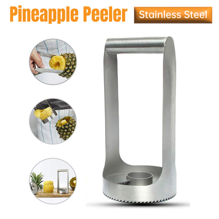 Stainless Steel Pineapple Peeler and Corer with Ergonomic Grip
