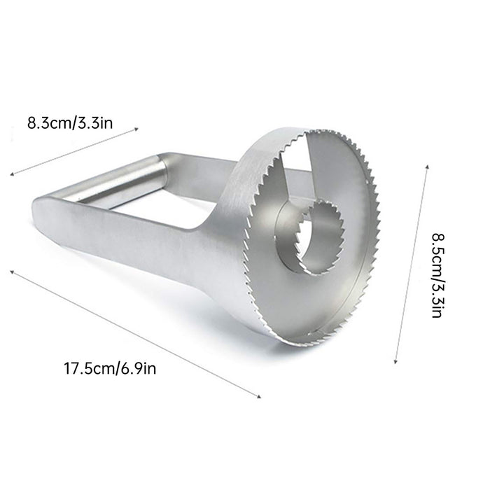 Stainless Steel Pineapple Peeler and Corer with Ergonomic Grip