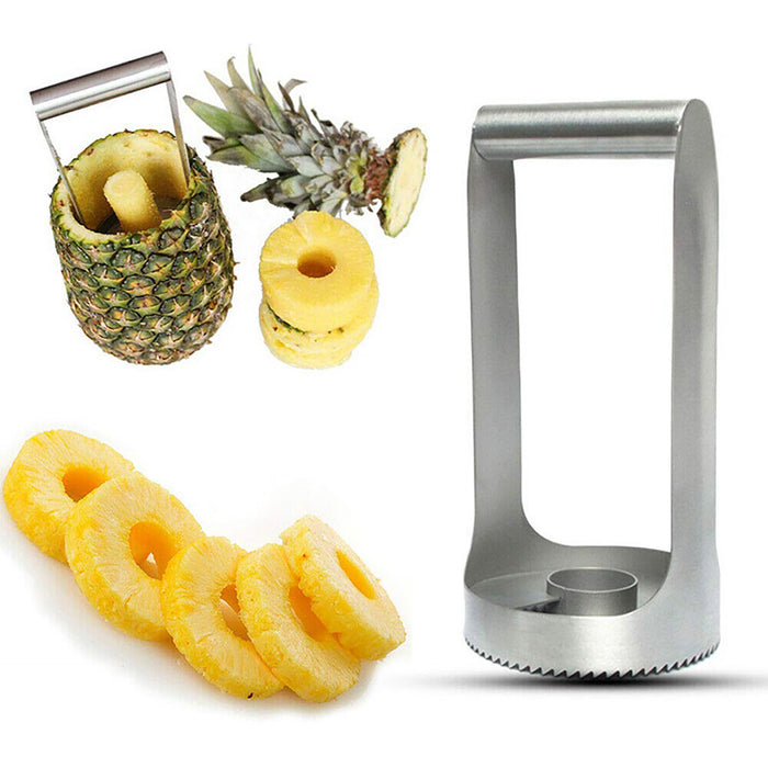Stainless Steel Pineapple Peeler and Corer with Ergonomic Grip