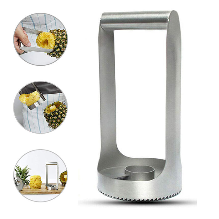 Stainless Steel Pineapple Peeler and Corer with Ergonomic Grip