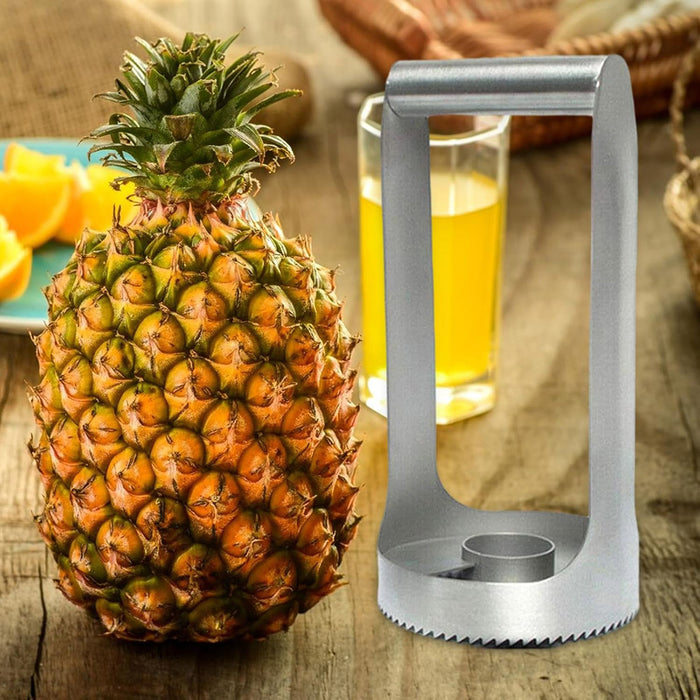 Stainless Steel Pineapple Peeler and Corer with Ergonomic Grip