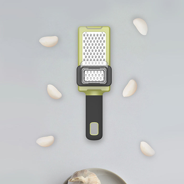 2 Pcs Manual Garlic Grinders 430 Stainless Steel Ergonomic