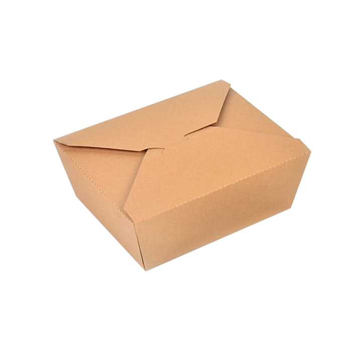 200 Pcs Kraft Paper Lunch Boxes 11 Styles Disposable Takeaway Food Containers