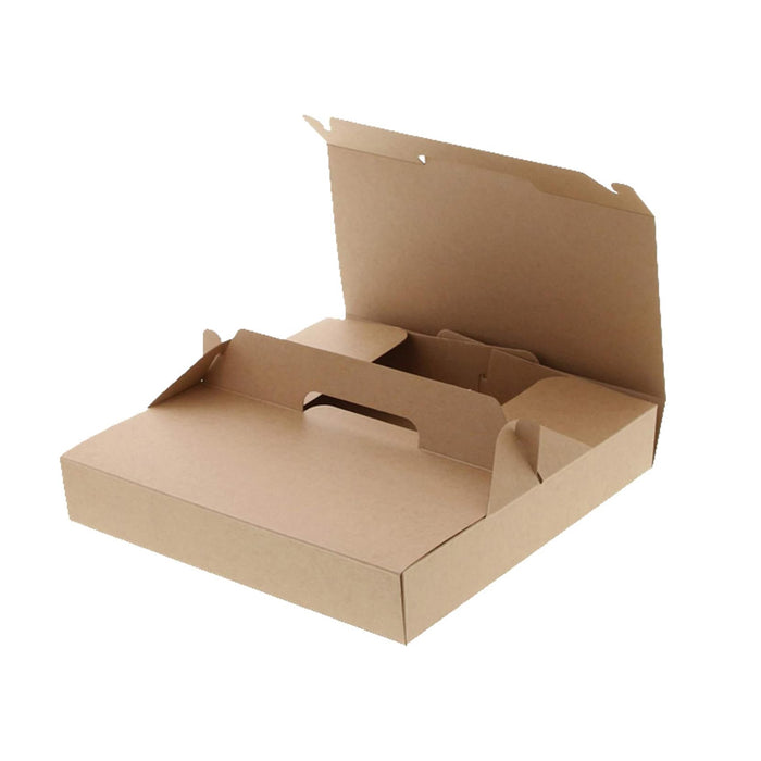 50pcs Degradable Kraft Paper Pizza Boxes – 9/12 Inch