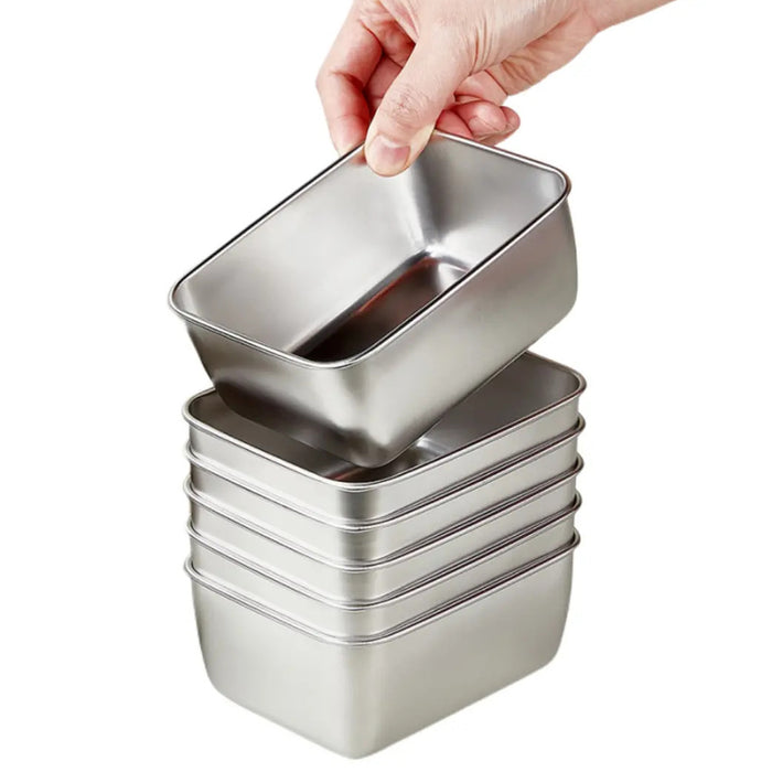 Stainless Steel Food Container Box Set of 6